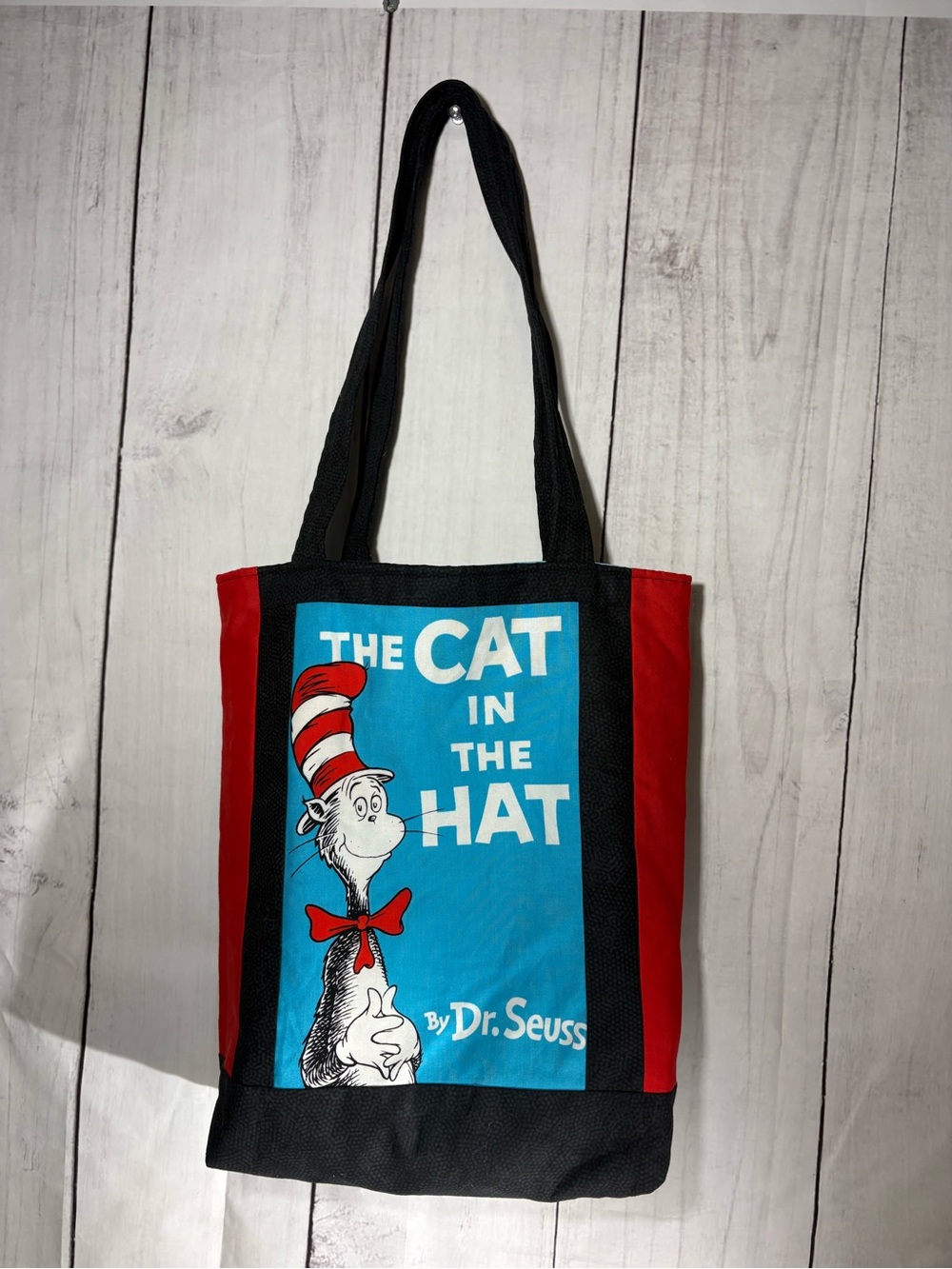 Dr. Seuss Cat in the Hat Red, Blue & Black Tote